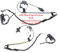 2x ABS Wheel Speed Sensor + Connector Front L/RFor RX330 RX350 RX400h Highlander