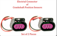 3 x camshaft/ Crankshaft Position Sensor W/Connector Fits:GM Saab Saturn L4-2.4L