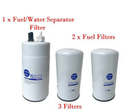 2x Fuel & 1x Fuel/Water Separator Filters Fits FF63041NN/FS20121 Fits  L9, B6.7
