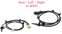 2 x ABS Wheel Speed Sensor Rear Left/Right Fits Taurus Sable 2008-2009 W/RWD