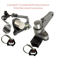 2 x Camshaft/Crankshaft Position Sensor & Connectors Fits Camry RAV4 Solara