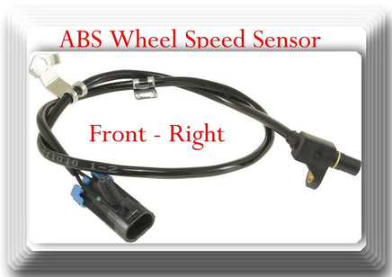 Set of 2 ABS Wheel Speed Sensor Front Left & Right Fits: Cadillac Chevrolet GMC 