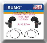 4 ABS Wheel Speed Sensor Front - Rear Left /Right  & Fits RAM3500 2008 4WD