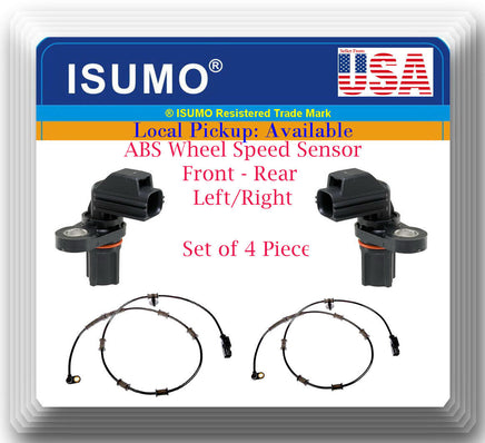 4 ABS Wheel Speed Sensor Front - Rear Left /Right  & Fits RAM3500 2008 4WD