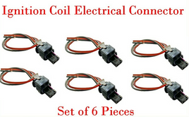 6 x Ignition Coil Connector Fits Chrysler Dodge Jeep Ram VW V6 3.0L 3.2L 3.6L