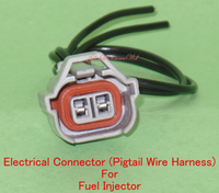 (6 Pc) Electrical Connector of Fuel Injector FJ963 Fits: GS300 IS300 SC300 Supra