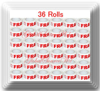 36 Rolls 2" x 110 yds Fragile Seal Packing Tape IF SEAL IS BROKEN 