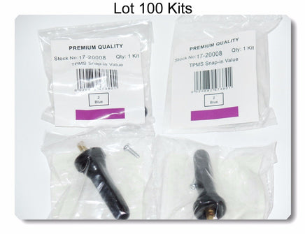 LOT OF 100 TPMS VALVE STEMS 20008 AFTERMARKET V-PRO BRAND