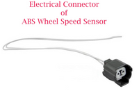ABS Wheel Speed Sensor W/Connector Front Left Fits Chevrolet GMC Isuzu