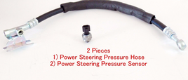 2 Pc Power Steering Pressure Hose & Sensor Fits: Infiniti I35 02-04 Maxima 02-03