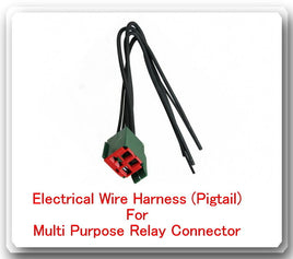 5 Wire Pigtail For Multi Purpose Relay Connector Fits: Ford Lincoln Mercury