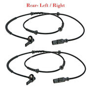 4 X ABS Wheel Speed Sensor Front - Rear Left & Right  Fits Fiat 500X 2016-2022