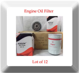 12 x Engine Oil Filter , Fits Medium Trucks Dodge Frightliner GMC Kenworth Ford