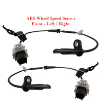 2 x ABS Wheel Speed Sensor Front L/R Fits: Acura TLX 2015-2020 Accord 2013-2017