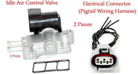 Idle Air Control Valve W/Connector For:Acura CL Honda Accord Odyssey Isuzu Oasis