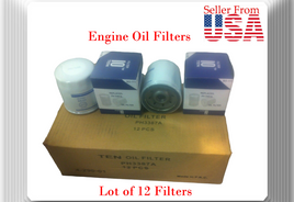12 OIL FILTERS SO111 Fits BUICK CADILLAC CHEVY DAEWOO ISUZU JEEP SUZUKI TOYOYA