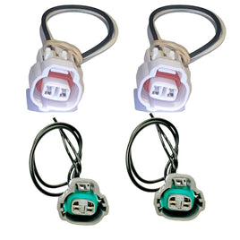 4 x VVT Variable Timing Solenoid Connector Intake - Exhaust Fits Subaru