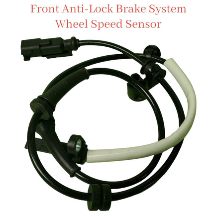Front Anti-Lock Brake Sys Wheel Speed Sensor & Connector Fits Tesla S 2012-2016