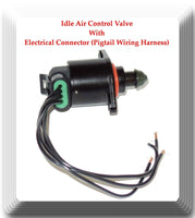 Idle Air Control Valve W/ 4 Wires Electrical Connector Fits: GM 1987-1991