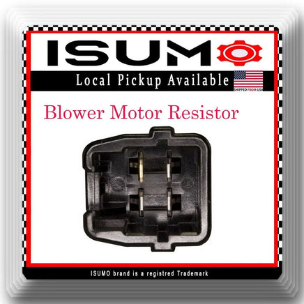 Blower Motor Resistor W/Connector Fits Toyota Highlander 2001-2003 V6 3.0L