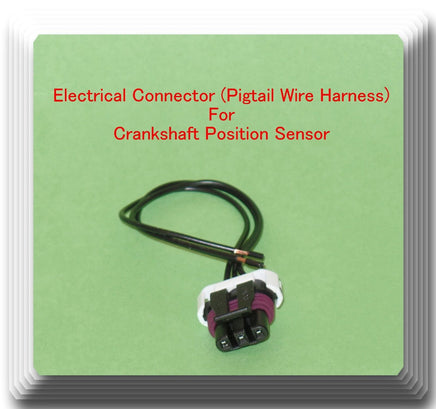 3 Wire Pigtail Connector of Crankshaft Position Sensor PC276 Fits: Cadillac &