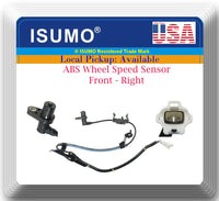 2 x ABS Wheel Speed Sensor Front L/R Fits Toyota Highlander 2001-2003 AWD FWD