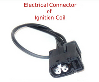 2 x Connector of Ignition Coil Fits Kia Sportage 1995-2002 4CUL 2.0L