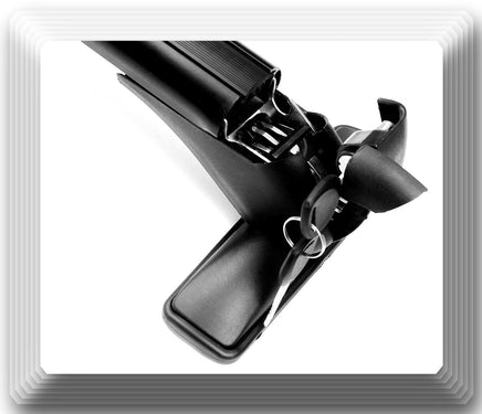 Aluminum CarTop Luggage Roof Rack Cross Bar Carrier Adjustable 100-110cm W/Locks