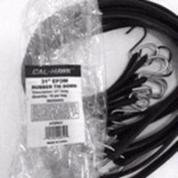 20 Pack 31" EPDM Rubber Tie Down Cord Chrome Hooks Bungee Strap Rope Elastic