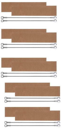 10 Heating Elements 3 mm +10 PTFI Sheets) For Impulse Sealer 12" /300mm PFS300