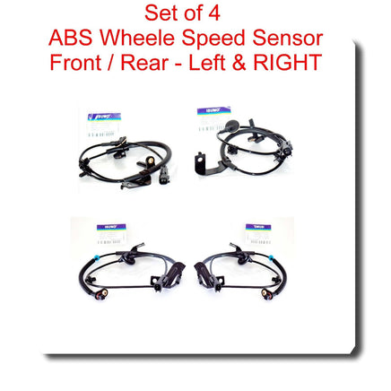 4 ABS Wheel Speed Sensor W/ Connector Front-Rear L&R for Caliber Compass Patriot