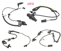 4X ABS Wheel Speed Sensor Front-Rear L & R :Fits Toyota Highlander 08-13 AWD