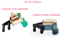 2 Pieces Canister Purge/Vent Solenoid Fits:Altima 98-01 Frontier 2000-2002 2.4L