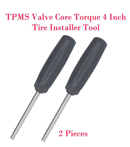 2 Pieces TPMS valve core torque 4 inch - pounds. - Tire Installer Tool