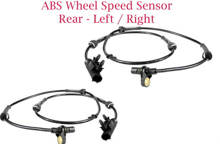 Set 4 ABS Wheel Speed Sensor Front Rear Left & Right Fits:Armada 2013-2015