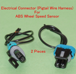 2 x Connector of ABS Wheel Speed Sensor Front L/R Fits: AStro Safari 1990-2002