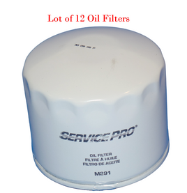 12 Engine Oil FilterService Pro M291 Fits Buick Cadillac Chevrolet &