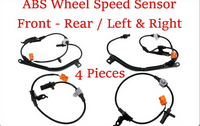 4 Pieces ABS Wheel Speed Sensor Front-Rear Left & Right Fits: Acura TL 2004-2008