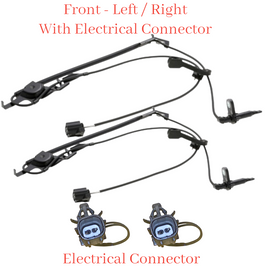 2 x ABS Wheel Speed Sensor & Connector Front L/R For Lexus ES250 2019-2023