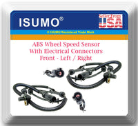 2 x ABS Wheel Speed Sensor W/ConnectorsFront-Left/Right Fits Ford F150 2004-2005