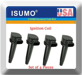 Set of 4 x Ignition Coil Fits OEM# 22448-4M500 Nissan Sentra 2000-2002 4Cyl 1.8L