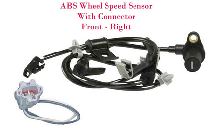 2 ABS Wheel Speed Sensor & Connector Front L/R Fits Hyundai Elantra 01-06 2.0L