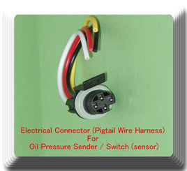 4 Wire Electrical Connector of Oil Pressure Switch Sensor PS246T Fits:GM Motors 