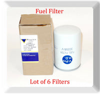 6 x Fuel Filter 466987-5 Fits:GMC Buses Light-Duty Trucks Vans Detroit Diesel