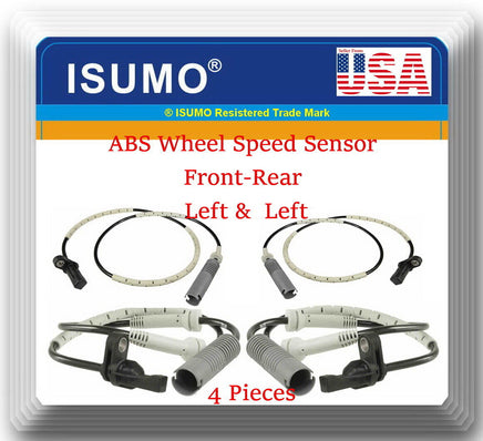 4 x ABS Wheel Speed Sensor Front -Rear L/R Fits: 135I 328I 330I 335D 335I 335IS