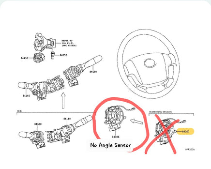 Isumo Clock Spring Spiral Cable 84306-60220 Fits LAND CRUISER GRJ71 1984-2015