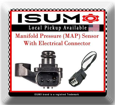 Manifold Pressure MAP Sensor W/Electrical Connector Fits: Acura Honda 2005-2011