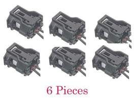 6x Connector of Fuel Injector MFI New Secondary For Lexus IS F 2008-2014 V8 5.0L
