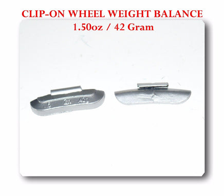 600 Pcs P Style Clip-on Wheel Weight Balance 1.50oz 42 gram  P150 Total 900 oz