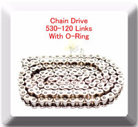 Chrome color  530-120 Link O-ring Chain Motorcycle fits Harley Sportster Dyna 